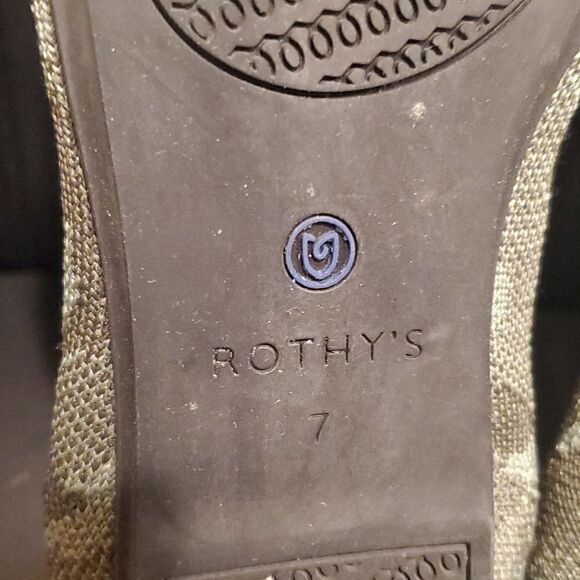 ROTHYS Camo Slip On Flats Loafers - Size 7 - Picture 9 of 9